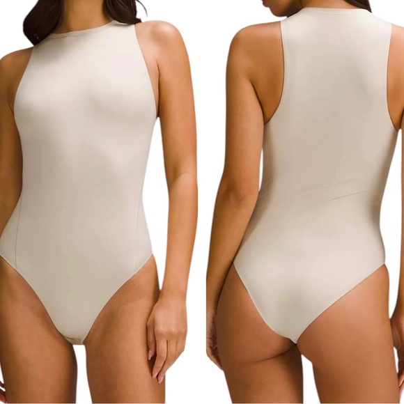 Lululemon Wundermost Ultra-Soft Nulu High-Neck Sleeveless Bodysuit Size M - Picture 14 of 14